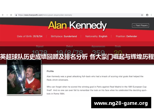 英超球队历史成绩回顾及排名分析 各大豪门崛起与辉煌历程 英超球队历史成绩回顾及排名分析 各大豪门崛起与辉煌历程